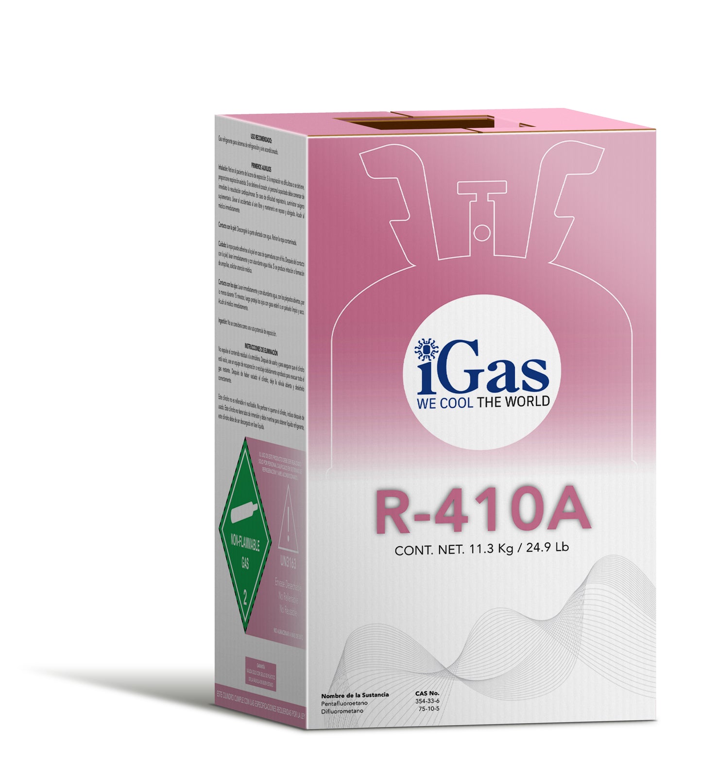 GAS REFRIGERANTE IGAS R410A CILINDRO 11.3