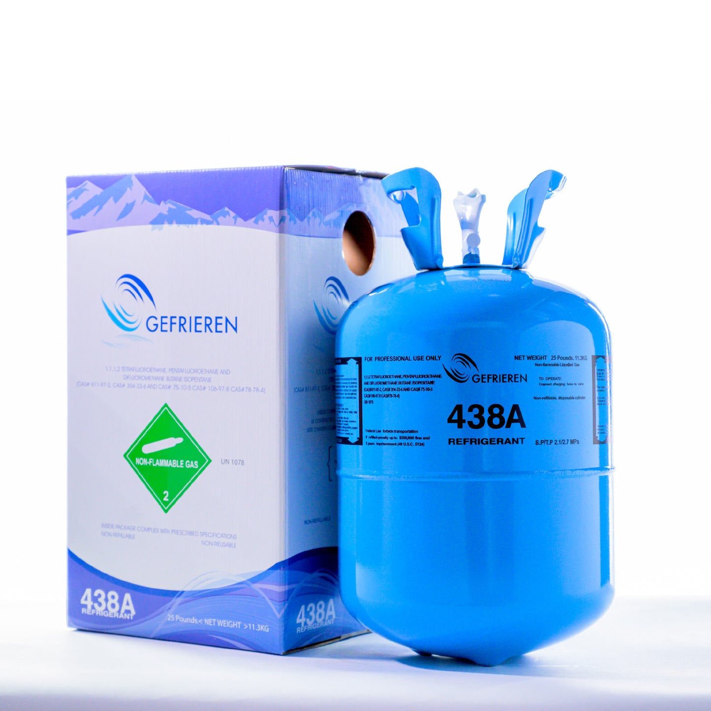 GAS REFRIGERANTE R438 CILINDRO 11.3 KG