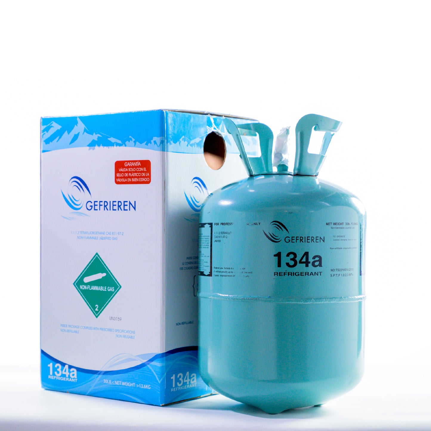 GAS REFRIGERANTE GEFRIEREN R134 CILINDRO 13.6 KG
